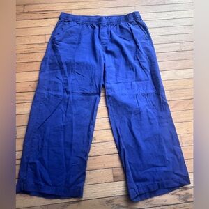 Old Navy Women's Blue Linen Pants